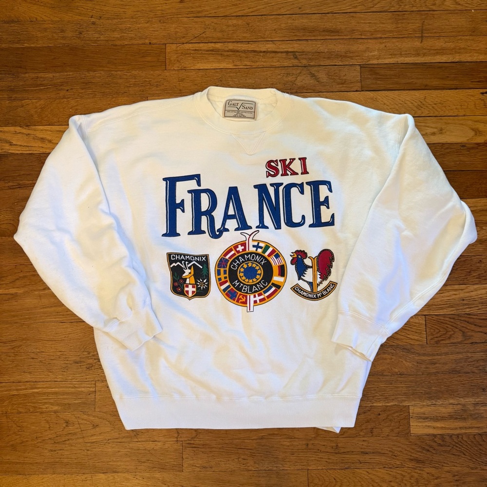 Vintage 90s Ski France Crewneck